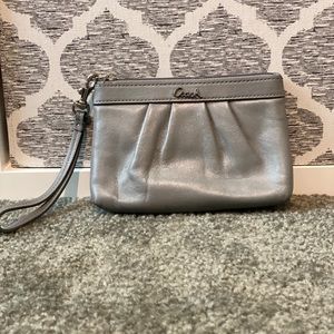 Coach Leather Wristlet